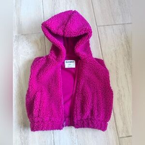 Old Navy Vest Fleece Hooded